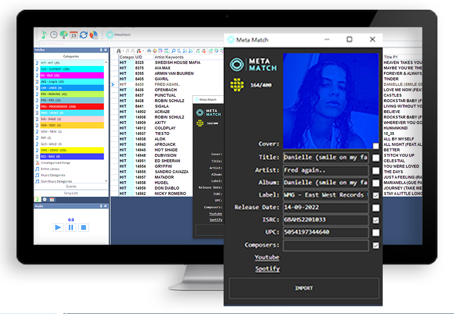 MetaMatch per MusicMaster by BVMedia